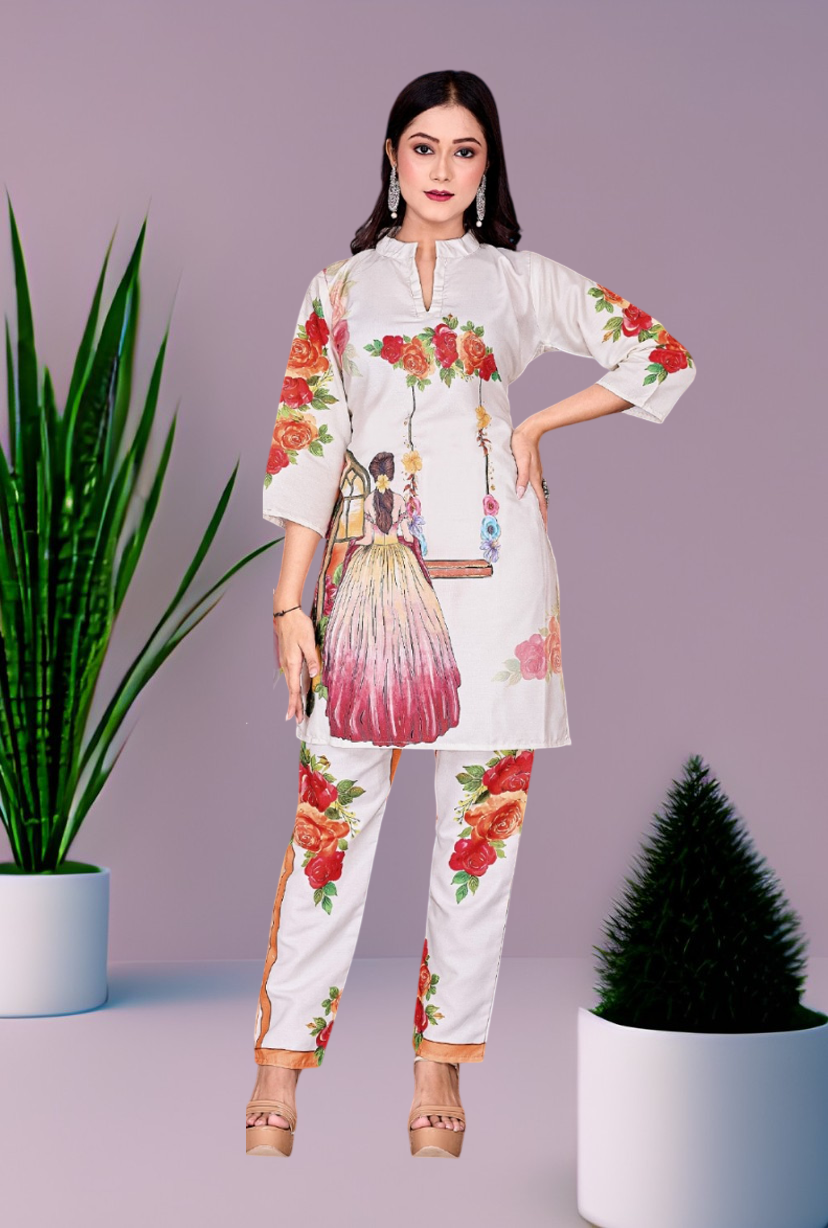 Women’s Big Size Daily Wear Vatican Co-Ord Set